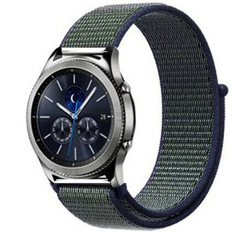 Curea ceas Smartwatch Samsung Galaxy Watch 46mm, Samsung Watch Gear S3, iUni 22 mm Soft Nylon Sport,